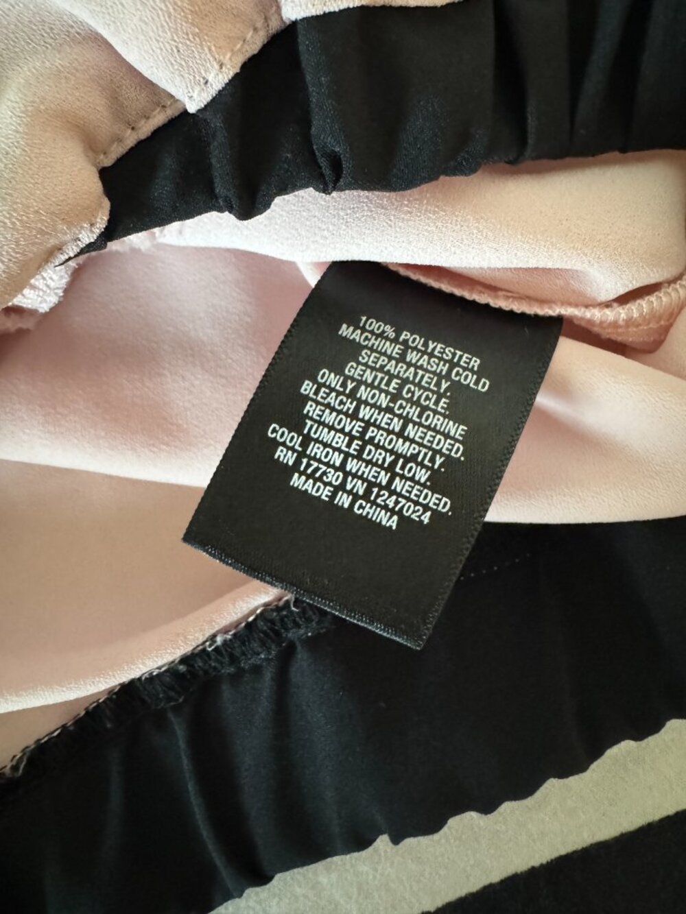 Mossimo Supply Co. Blush Pink Colorblock Bomber Jacket Sz L - Picture 7 of 9